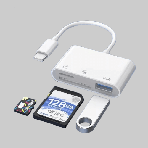 VisionXCam™ Micro SD Card Reader to USB-C